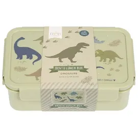 A Little Lovely Company ALLC Kinder Bento Lunchbox Brotdose 14x21 cm(Dinosaurier Grün)