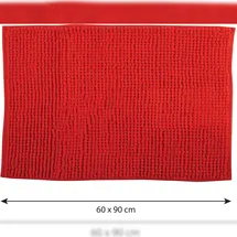 MSV Badteppich Chenille Rosa 60 x 90 cm