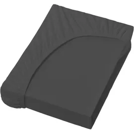 Bella Donna Jersey 120 x 200 - 130 x 220 cm hellanthrazit