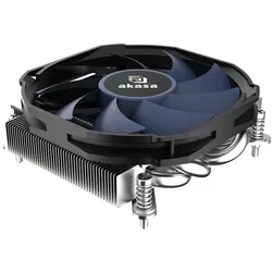 Akasa ALUCIA H4i, Luftkühlung, 9,2 cm, 800 RPM, 3600 RPM, Schwarz