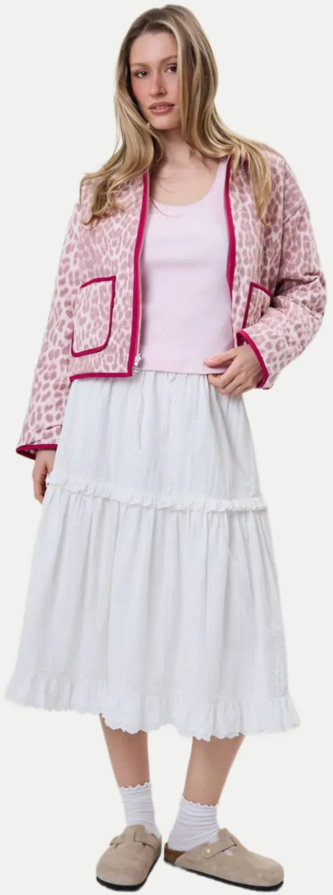 Jacke Leo mit Kontrastborde Sofie Rosa L