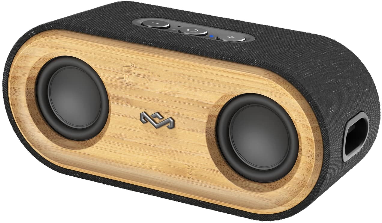 Marley House of Get Together 2 Mini Bluetooth Lautsprecher | Tragbare Bluetooth Box, 20W Leistung, Bluetooth 5.0, 30m Reichweite & 15h Spielzeit | Bluetooth Speaker klein aus nachhaltigen Materialien