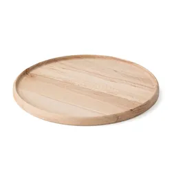Metrie Holztablett Rund Buche 250×16 mm