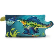 NICI Kissen Dino Snackilus 43 x 25 cm Grün