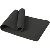 Narwhal Yogamatte TPE Rutschfest 6mm dick, Gymnastikmatte Sportmatte mit Tragegurt, Leichte Fitnessmatte für Yoga Pilates Workout Zuhause & Outdoor 183x61x0.6cm (Schwarz)