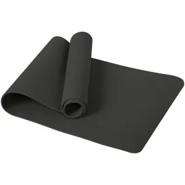 Narwhal Yogamatte TPE Rutschfest 6mm dick, Gymnastikmatte Sportmatte mit Tragegurt, Leichte Fitnessmatte für Yoga Pilates Workout Zuhause & Outdoor 183x61x0.6cm (Schwarz)