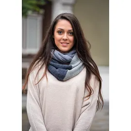 COLLEZIONE ALESSANDRO Winterlicher Loop Bianca " in jeans | Gr.: onesize