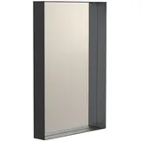 Frost Unu Wandspiegel 4133 mit Rahmen, 40 x 60 cm, schwarz - schwarz matt