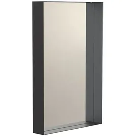 Frost Unu Wandspiegel 4133 mit Rahmen, 40 x 60 cm, schwarz - schwarz matt