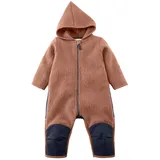 hessnatur Walkoverall Mädchen und Jungen unisex Regular aus reiner Bio-Merinowolle | nachhaltig und fair hergestellt (Fair Wear Foundation) - 74