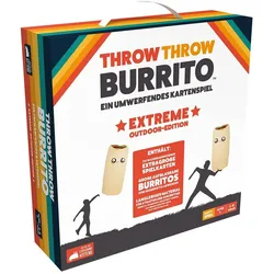 Asmodee EXKD0020 - Partyspiel - Throw Throw Burrito (Extreme Outdoor-Edition)