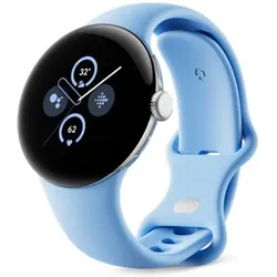 Google Pixel Watch 2 WiFi-silber bay Smartwatch BLAU NO SIZE