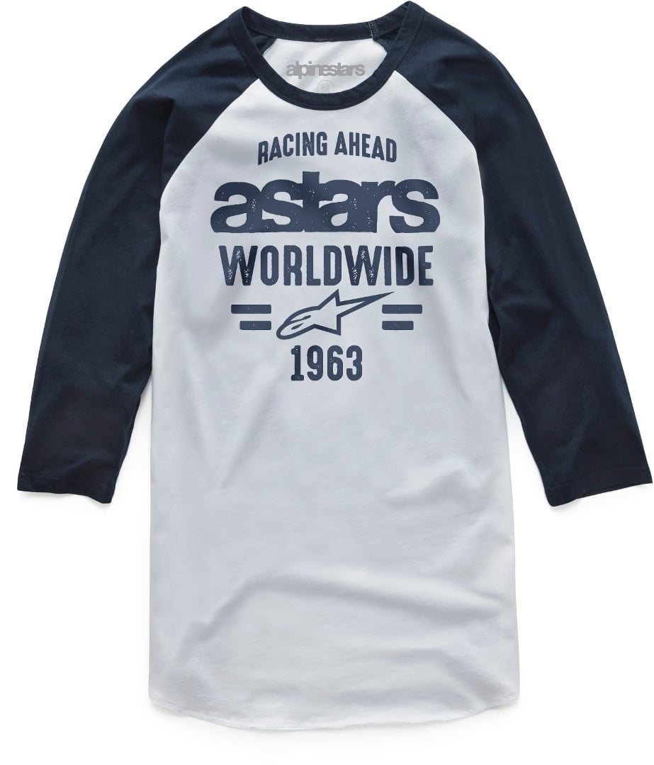 Alpinestars Entice Longsleeve, weiss-blau, Größe M für Männer