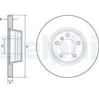 Delphi Bremsscheibe BG4458C