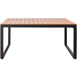 Home Deluxe SIERA Gartentisch 160 x 90 x 75 cm Grau