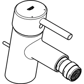Grohe Concetto Einhand-Bidetbatterie Chrom 32208001