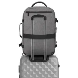 Manhattan 440370 Rucksack für Notebook, 17,3 Zoll, Handgepäck, Rom, Grau