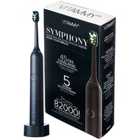 Vitammy SYMPHONY Black Sonic Zahnbürste mit hoher Vibrationskraft, schwarz