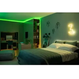 Twinkly LED-Lichterkette 10 m Schwarz