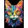 needleart world (hong kong) ltd. Diamond Painting Neon Katze Kreativset