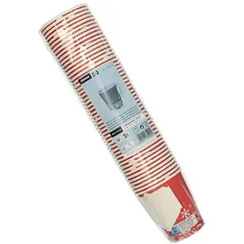 Papstar Pappbecher 0,2 l Rot 50 St.