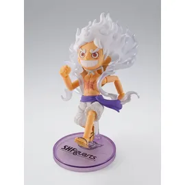 Tamashii Nations One Piece World Collactable Figures x S.H. Figuarts Actionfigur Monkey D. Ruffy Gear 5 8 cm