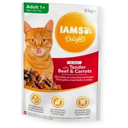 IAMS Cat Delights Beef & Carrots Jelly 85g