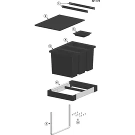 Blanco Flexon II 42 l Grau