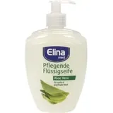 Elina med Creme Seife Pflegende Seife Aloe Vera Flüssigseife Pumpspender, 500ml