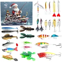 Pastoralist Adventskalender 2024 Erwachsener, Fischerei Adventskalender 2024 26 Tag des Countdown -Fischerei -Tackle -Adventskalenders enthält Verschiedene Köder Männer, Angler, Angelbege