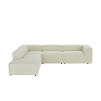 Ecksofa  Relana , weiß , Maße (cm): B: 305 H: 69 T: 245.0