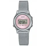 Casio LA700WEM-4AEF Damenuhr Stahl/Rosafarben