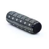 Leewadee Pilates Rolle Nackenstütze kleines Yoga Bolster Yogakissen ökologisches Naturprodukt, Kapok, 50 x 15 x 15 cm, Schwarz