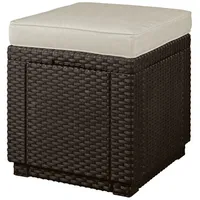 KETER Cube with Cushion Hocker mit Kissen 42 x