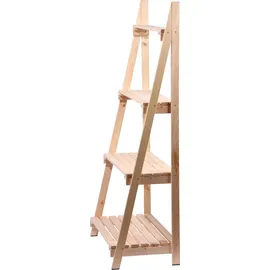 Dobar Blumenständer Blummentreppe 75 x 39 cm Beige
