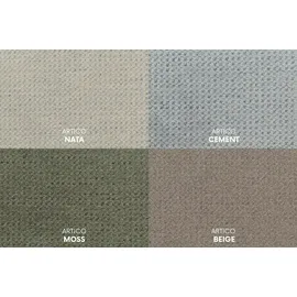kaiser möbel Ecksofa Cursal Round L-Form, Stoff Artico, Moss, Rechts - Grün