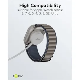 goobay Ladegerät für Apple Watch - weiß