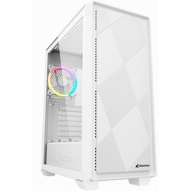 Sharkoon VS8 RGB White, weiß, Glasfenster