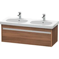 Duravit Waschtischunterschrank wandhängend „Ketho“ 115 × 41 × 45,5 cm in Nussbaum Natur