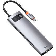 Baseus Metal Gleam, Series, 8-in-1 USB-C Dock CAHUB-CV0G