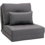 HOMCOM Schlafsessel-80L x 60B x 56H cm-Dunkelgrau | Gr.: onesize