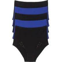 bonprix Taillenslip 5 St. Blau/Schwarz 48/50