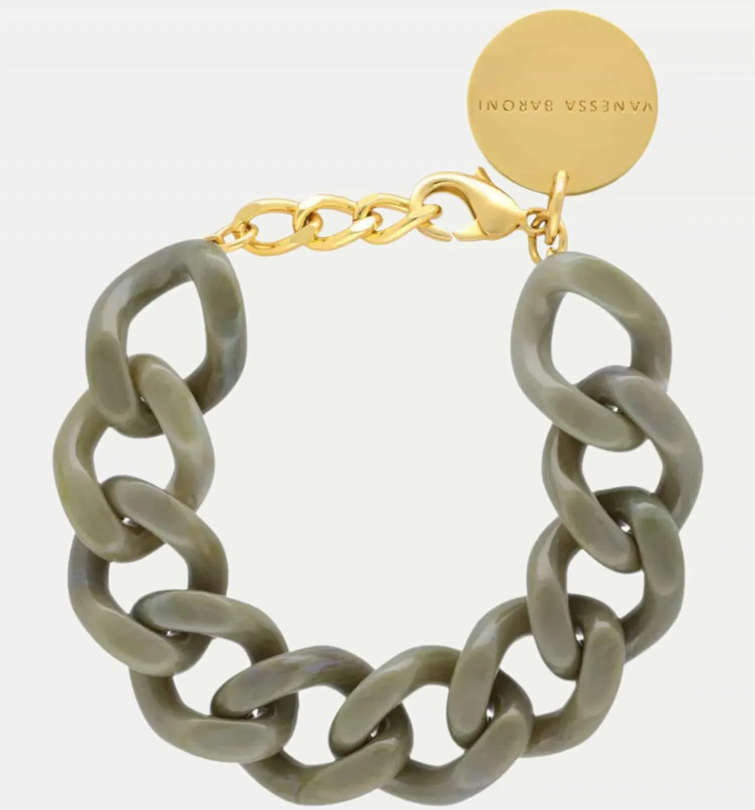 Mini Flat Chain Bracelet Mehrfarbig