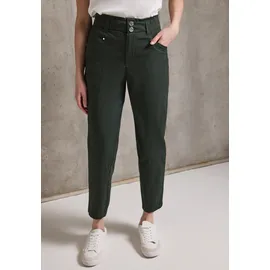 street one studio Paperbag-Hose High Waist Grün 44