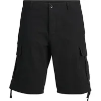 JACK & JONES Cole Barkley Cargo Short JPSTCOLE JJCARGO Relaxed Fit für Herren 178012 BLACK, S