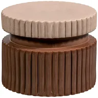 Woood Livetastic Beistelltisch Geer, braun Keramik, H 38 cm