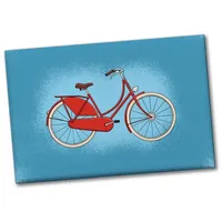 Speecheese Fahrrad Souvenir Magnet mit Retro Hollandrad Motiv lustiger