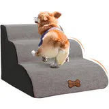 Hundetreppe 3 Stufen, Hundetreppe für Kleine Hunde, Katzentreppe 40 cm hoch, ...