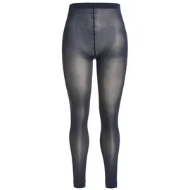 Ulla Popken Damen große Größen Übergrößen Plus Size Strumpf-Leggings, 60 den, flache Nähte nachtblau 56/58 659026139-56+ - 56-58