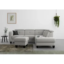 sit&more Stauraumhocker Belluci 58 x 48 x 58 cm Silber